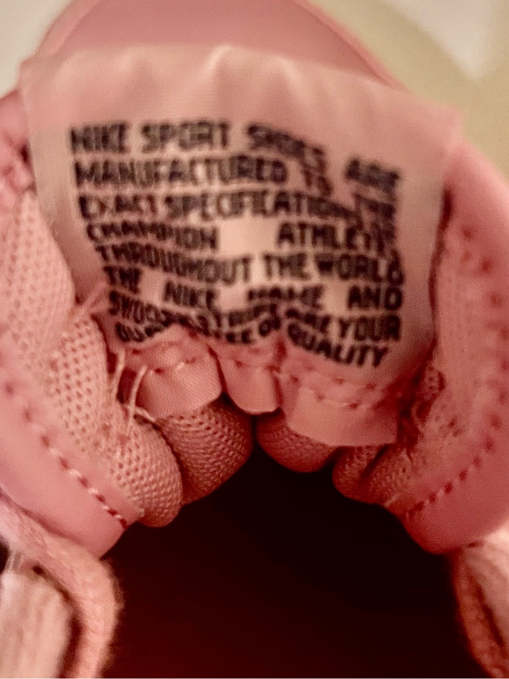 Nike Women's Field General Sneakers "Elemental Pink"  Gum Rubber Sole, Size 7 - Picture 6 of 12